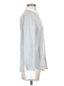 FRAME 100% Silk Silver Long Sleeve Silk Top Size XS - photo 4