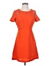 C. Luce Solid Orange Casual Dress Size S - photo 1