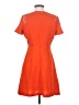 C. Luce Solid Orange Casual Dress Size S - photo 2