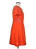 C. Luce Solid Orange Casual Dress Size S - photo 4