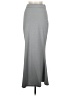 Unbranded Solid Gray Casual Skirt Size M - photo 2
