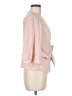 Topshop 100% Polyester Pink 3/4 Sleeve Blouse Size 6 - photo 4