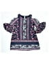 Lilt 100% Polyester Blue 3/4 Sleeve Blouse Size 5 - photo 1