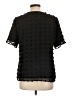 Blooming Jelly 100% Polyester Black Short Sleeve Blouse Size L - photo 2