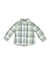 OshKosh B'gosh 100% Cotton Plaid Green Long Sleeve Button-Down Shirt 12-18 MO / 18 MO - photo 1