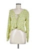 AFRM 100% Rayon Green Long Sleeve Blouse Size M - photo 1