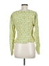 AFRM 100% Rayon Green Long Sleeve Blouse Size M - photo 2