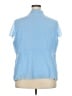 Cj Banks 100% Polyester Blue Short Sleeve Blouse Size 2X - photo 2