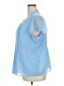 Cj Banks 100% Polyester Blue Short Sleeve Blouse Size 2X - photo 5