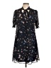 DKNY 100% Polyester Black Casual Dress Size 10 - photo 1