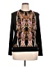 Liliana Multi Color Black Long Sleeve T-Shirt Size 1X - photo 1