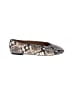 Ann Taylor Animal Print Tan Brown Flats Size 8 1/2 - photo 1