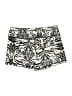 IAB MFG 100% Polyester Animal Print Ivory Black Shorts Size 8 - photo 2
