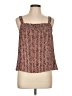 Assorted Brands 100% Polyester Burgundy Sleeveless Blouse Size L - photo 1