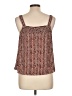 Assorted Brands 100% Polyester Burgundy Sleeveless Blouse Size L - photo 2