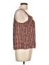 Assorted Brands 100% Polyester Burgundy Sleeveless Blouse Size L - photo 4