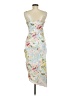 Cider Floral Blue Cocktail Dress Size M - photo 2