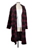 Westbound Plaid Burgundy Coat Size S - photo 1