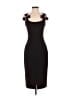 Betsy & Adam Black Cocktail Dress Size 4 - photo 1