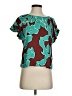 Nine West 100% Polyester Green Short Sleeve Blouse Size S (petite) - photo 1