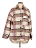 Zara Plaid Ivory Coat Size S - photo 1
