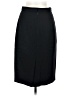 Theory 100% Cupro Solid Black Formal Skirt Size 6 - photo 2