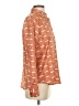 Ann Taylor 100% Polyester Graphic Orange Long Sleeve Blouse Size S - photo 4