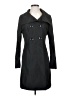 Guess 100% Polyester Black Trenchcoat Size S - photo 1