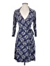 Laundry by Design Print Blue Casual Dress Size XS - photo 1