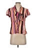 Sunny Leigh 100% Polyester Pink Short Sleeve Blouse Size P (petite) - photo 1