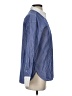 H&M Color Block Blue 3/4 Sleeve Button-Down Shirt Size XXS - photo 4