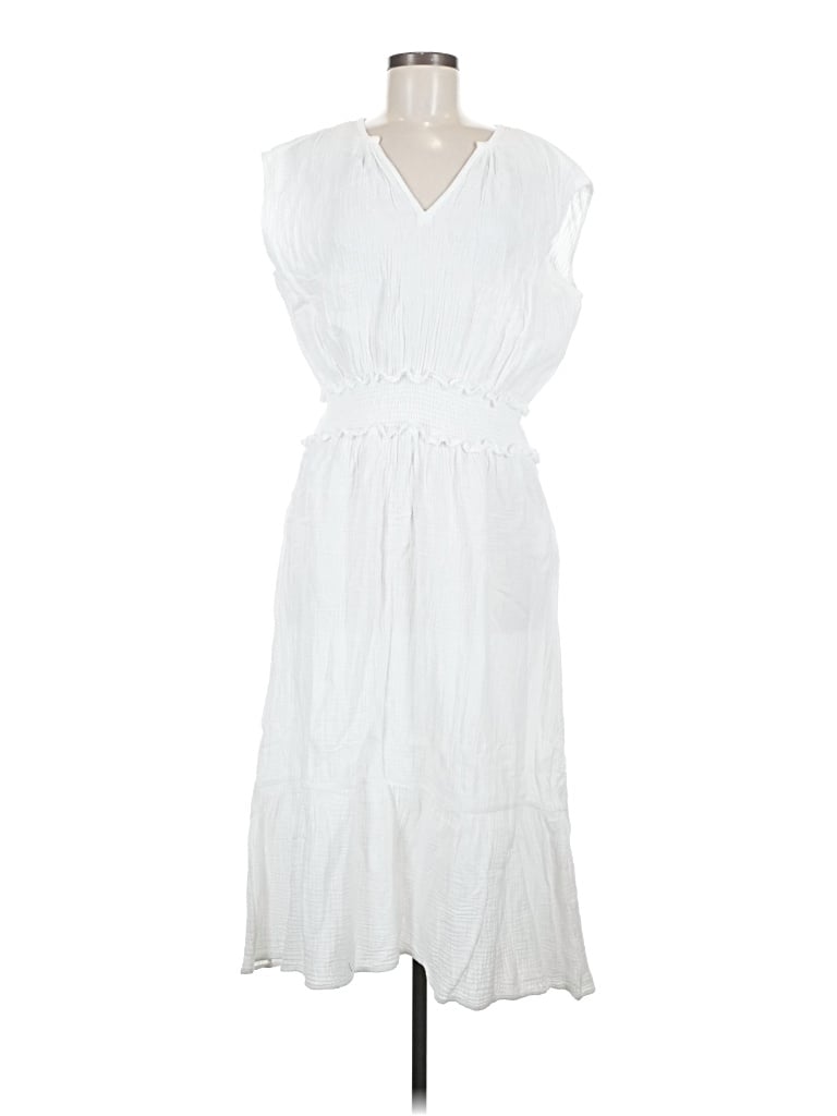 Pre-owned Magaschoni Casual Dress In White