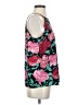Elle 100% Polyester Teal Sleeveless Blouse Size S - photo 4