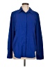 Shein 100% Polyester Blue Long Sleeve Blouse Size 12 - photo 1