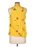 Daniel Rainn 100% Polyester Yellow Sleeveless Blouse Size 8 - photo 2
