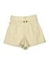 Zara Solid Ivory Khaki Shorts Size 26 waist - photo 1