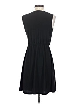 nik and nash black dress Adrianna Papell Crepe Midi Sheath Dress With Pearly Trim