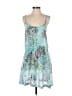 Assorted Brands 100% Polyester Paisley Blue Casual Dress Size S - photo 1