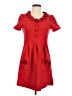 Assorted Brands 100% Polyester Red Casual Dress Size 6 - photo 1
