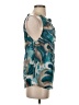 Chufy Floral Tropical Teal Sleeveless Blouse Size XS - photo 4