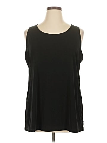 Susan Graver Sleeveless T-Shirt (view 1)