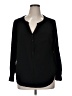 Torrid 100% Rayon Black Long Sleeve Blouse Size 1X Plus (1) - photo 1