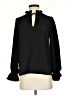 J.Crew 100% Polyester Black Long Sleeve Blouse Size XS - photo 1