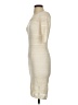 Alya 100% Polyester Ivory Cocktail Dress Size S - photo 5