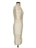 Alya 100% Polyester Ivory Cocktail Dress Size S - photo 4