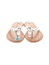 Wild Diva Silver Tan Sandals Size 6 - photo 2