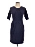 Assorted Brands Solid Blue Casual Dress Size L - photo 1