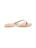 Wild Diva Silver Tan Sandals Size 6 - photo 1