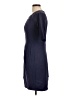 Assorted Brands Solid Blue Casual Dress Size L - photo 5