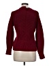 Ann Taylor LOFT Solid Burgundy Pullover Sweater Size M - photo 2